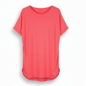 NWT Amazon Essentials Hot Pink Women's Relaxed-Fit Crewneck T-Shirt - Size Large